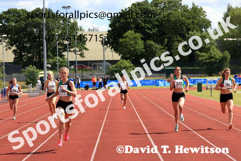 Womens Under-20s 400 metres, 2024 Northern Senior and Under-20s Track and Field Champs, Middlesbrough.  Photo: David T. Hewitson/Sports for All Pics
